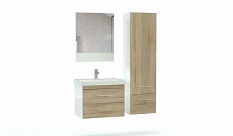 Комплект для ванной комнаты Стайн 5 BMS комплект с зеркалом и шкафом