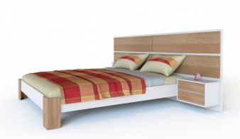 Двуспальная кровать с полками Молли 42