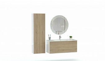 Комплект для ванной комнаты Микс 2 BMS комплект с зеркалом и шкафом