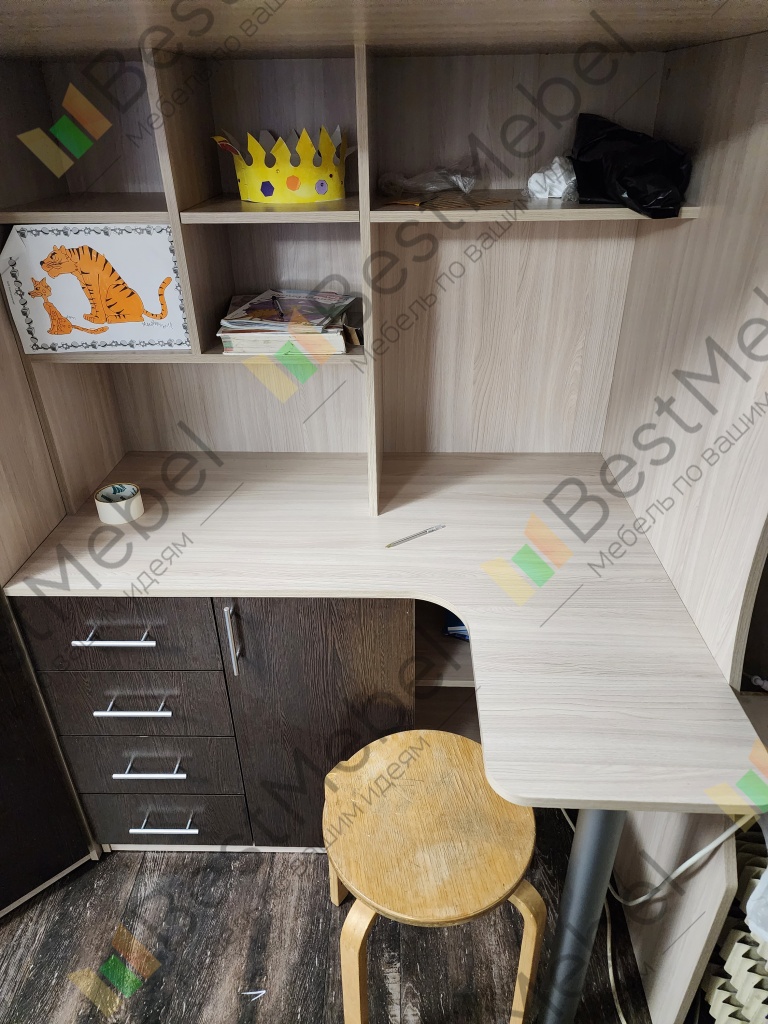 Детская кровать чердак Merabel - 58790 р, бесплатная доставка, любые размеры