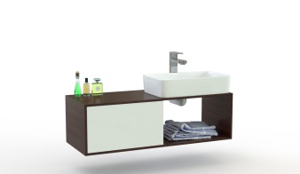 Тумба для ванной Женева 5 BMS с накладной раковиной