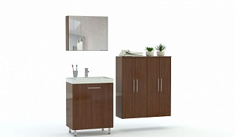 Мебель для ванной Лазурь 1 BMS коричневая