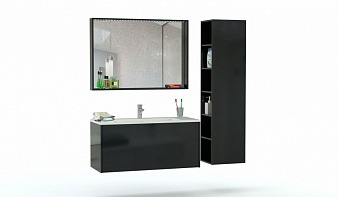 Мебель для ванной Смитти 4 BMS комплект с тумбой, раковиной, зеркалом