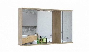 Зеркало для ванной Долли 1 BMS с 2 шкафчиками