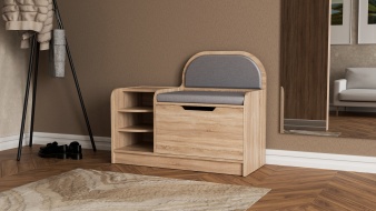 Обувница Лидер 4 BMS дуб сонома