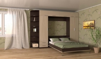 Двуспальная Шкаф-кровать трансформер Ширли BMS