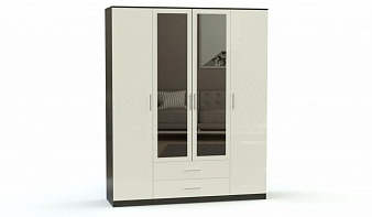 Шкаф 4-х дверный с зеркалом Милена Мл1-01 BMS