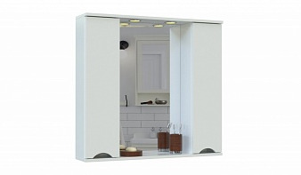 Зеркало для ванной Файн 3 BMS с 2 шкафчиками