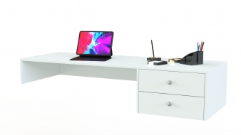 Навесной письменный стол Прима 26 BMS по индивидуальному размеру