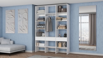 Современный Стеллаж для одежды Мирта 50 BMS