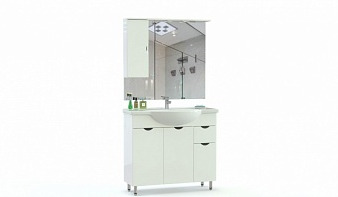 Мебель для ванной Линда 3 BMS белого цвета