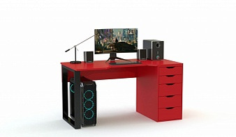 Игровой стол Баль-4 BMS красного цвета