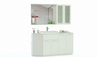 Комплект для ванной Цезаро 3 BMS белого цвета