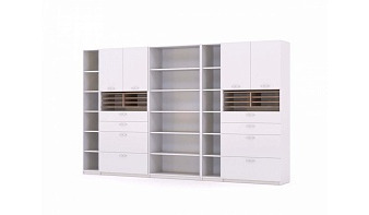 Комплект офисных шкафов со стеллажами ШДК9 BMS по индивидуальному заказу