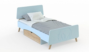 Синяя Кровать Банни 15 BMS