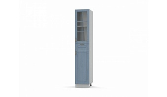 Шкаф-пенал 2 двери 1 ящик со стеклом Палермо BMS - любой размер
