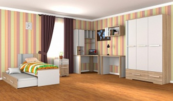 Комплект Детской мебели Лион К3 BMS для детской спальни