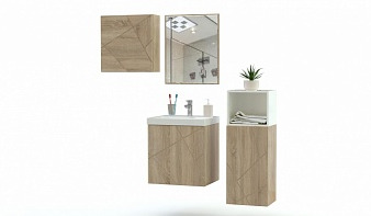 Мебель для ванной Альта 7 BMS коричневая