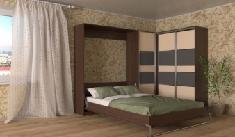 Двуспальная Шкаф-кровать трансформер Марио 36 BMS