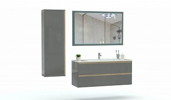 Комплект для ванной Шайн 3 BMS комплект с тумбой, раковиной, зеркалом