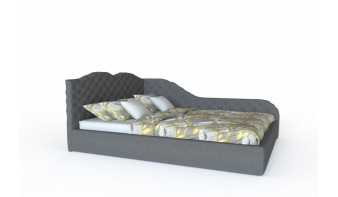 Угловая кровать с мягким изголовьем Лилия BMS 160х200 см