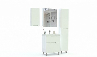 Мебель для ванной Несси 3 BMS комплект с тумбой, раковиной, зеркалом