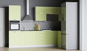Кухня Модерн 2 BMS зеленого цвета