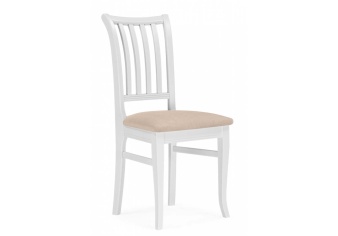 Деревянный стул Фрезино с проножкой с высокой спинкой