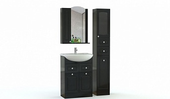 Мебель для ванной Рональд 1 BMS комплект с зеркалом и шкафом