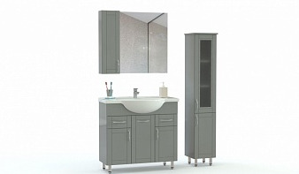 Комплект для ванной Лайн 1 BMS комплект с зеркалом и шкафом