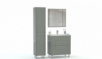 Мебель для ванной Мона 1 BMS комплект с тумбой, раковиной, зеркалом