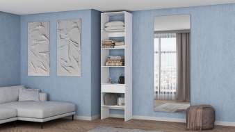 Стеллаж для одежды Мирта 34 BMS из ЛДСП