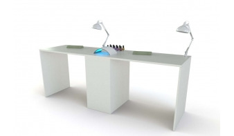 Двойной маникюрный стол Лилит BMS по индивидуальному размеру