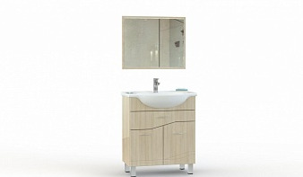 Мебель для ванной Этик 1 BMS комплект с тумбой, раковиной, зеркалом