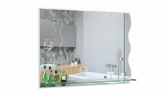 Зеркало в ванную комнату Пайтон 13 BMS белое