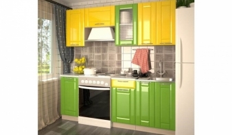 Кухня Лимон-трава 2 BMS зеленого цвета
