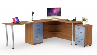 Письменный стол для двоих Виктория 17 BMS по индивидуальному размеру