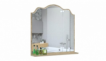 Зеркало для ванной Леона 2 BMS цвета дуб
