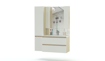 Мебель для ванной Алоэ 1 BMS прямоугольная