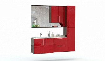 Комплект для ванной комнаты Пирс 2 BMS красная
