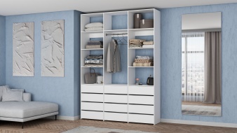 Современный Стеллаж для одежды Мирта 49 BMS