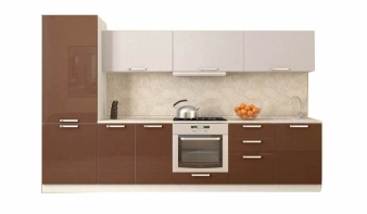 Кухня Престиж-К BMS коричневого цвета
