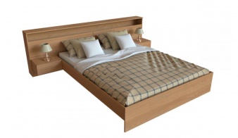 Кровать с полками Лия 5 BMS 160x190 см