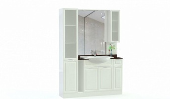 Комплект для ванной комнаты Агава 3 BMS белого цвета