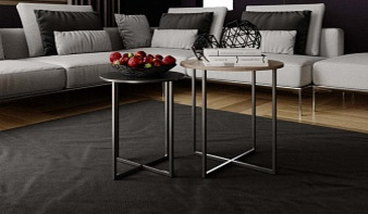 Комплект столиков Джиджи 6 BMS в стиле лофт