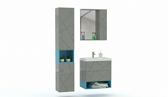 Мебель для ванной Альта 6 BMS комплект с тумбой, раковиной, зеркалом