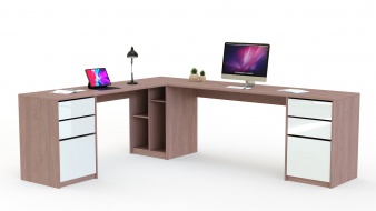 Письменный стол для двоих Дублин 93 BMS по индивидуальному размеру
