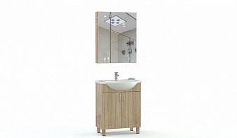Мебель для ванной Тийда 1 BMS комплект с тумбой, раковиной, зеркалом