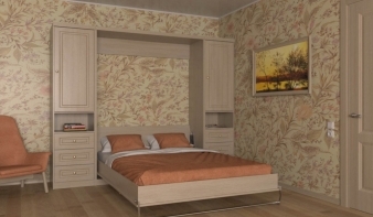 Двуспальная Шкаф-кровать трансформер Элегия BMS