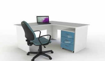 Компьютерный угловой стол Уна BMS по индивидуальному размеру